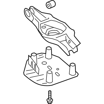 Kia 55210J5000 Arm Complete-Rear Lower