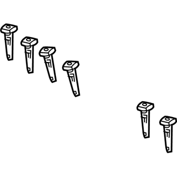 Infiniti 88603-1ME0A Holder Assy-Headrest, Free