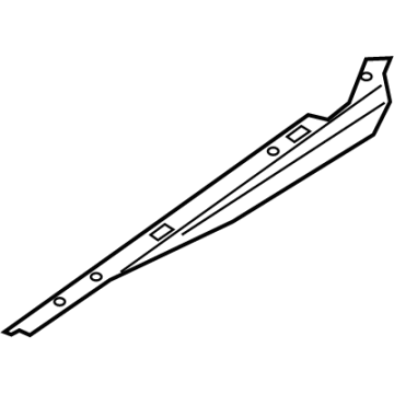 BMW 51-76-7-419-385 SEALING SIDE PANEL, LEFT