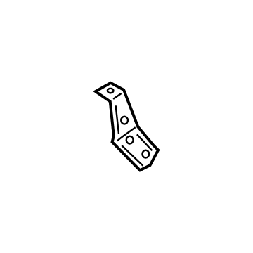 BMW 41-00-8-494-435 SIDE PANEL BRACKET, FRONT LE