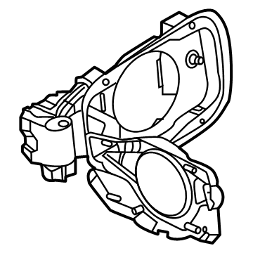BMW 51-17-7-433-414 COVER HOUSING CHARGING SOCKE