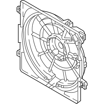 Hyundai 25350-D3100 SHROUD-Radiator