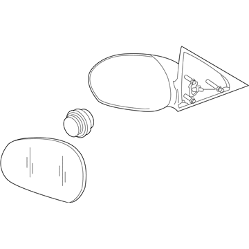 Ford 3L8Z-17682-VAA Mirror Outside