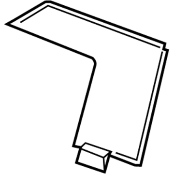Nissan 88649-ZP40A Panel FLIPPER, 2ND Seat