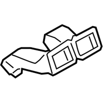 BMW 64-22-6-995-674 AIR DUCT, REAR COMPARTMENT,:649900