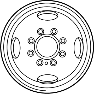 Ford F2TZ-1015-D Wheel