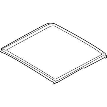 BMW 54-10-7-493-796 Glass Cover, Rear