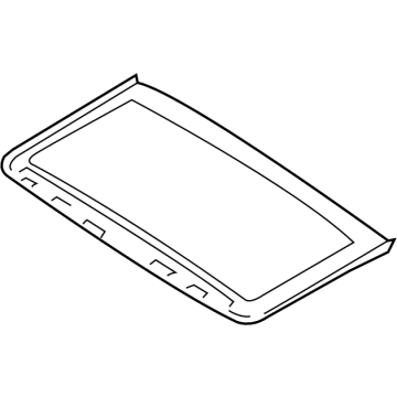 BMW 54-10-7-493-147 Glass Cover, Front