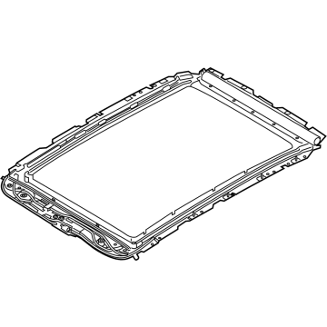 BMW 54-10-7-493-141 Frame Panoramic Roof