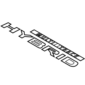 Lexus 75473-50070 Body Side Name Plate