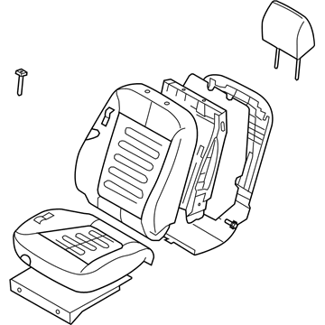 Hyundai 88020-0W040-J4R Seat Assembly-Passenger
