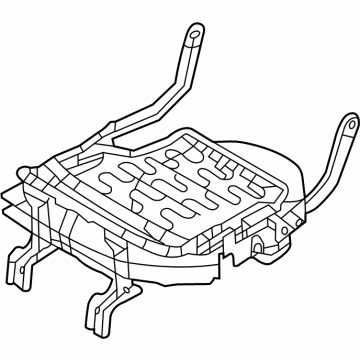 Hyundai 89110-CW010 FRAME ASSY-RR SEAT CUSH, LH