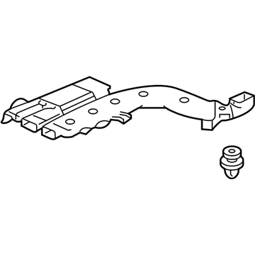 Honda 83381-TZ5-A00 Duct Assy., L. RR. Heater