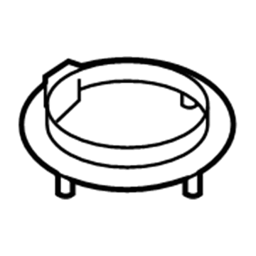 Hyundai 54633-B1000 Front Spring Pad, Lower