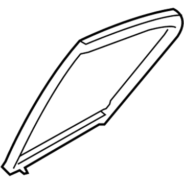 Infiniti 82272-4GA0A Weatherstrip-Rear Corner, RH