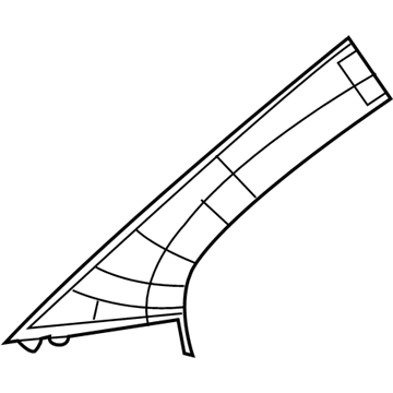 Mopar 1BG09DW1AC Molding-A-Pillar