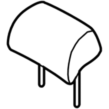 BMW 52-20-7-219-440 Headrest Basis, Leather