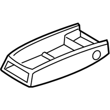 BMW 52-20-7-228-663 Armrest, Lower Section, Rear Middle