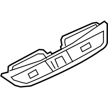 Nissan 68750-4BA0A Vent-Center Up Blk