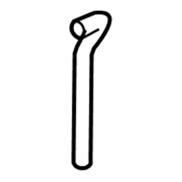 GM 25757865 Radiator Surge Tank Overflow Hose