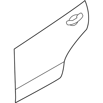 Hyundai 77111-3J010 Panel-Rear Door Outer, LH