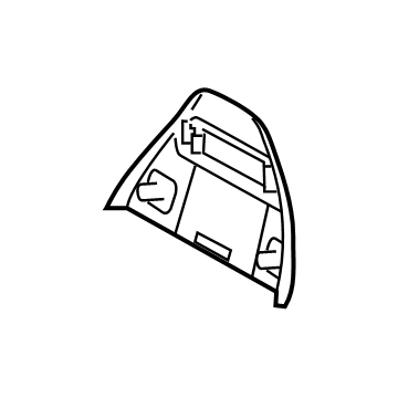 BMW 52-10-8-072-196 Rear Panel, Comfort Seat, Top