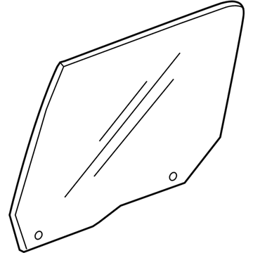 Mopar 55112402AB Glass-Rear Door