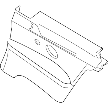 BMW 51-43-7-218-819 Lateral Trim Panel Rear Left