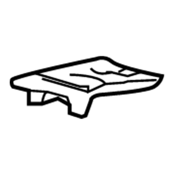 Honda 77132-SDA-A01ZA Lid Assy., R. Instrument (Upper) *NH167L* (GRAPHITE BLACK)