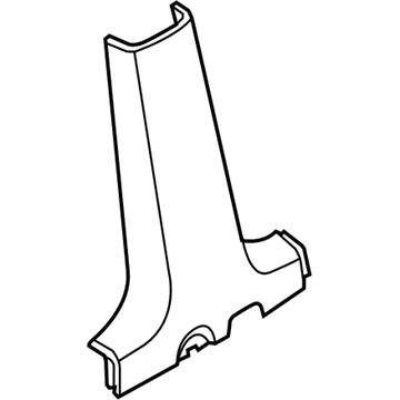 GM 96649839 Lower Center Pillar Trim