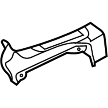 GM 95999811 Rear Sill Plate
