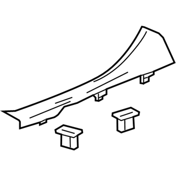 GM 84126054 Sill Trim