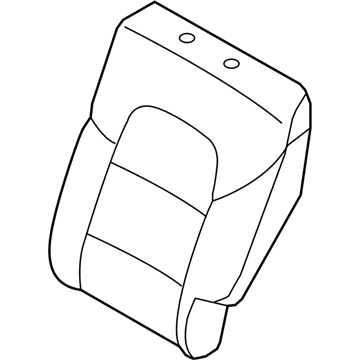 Kia 89370D90002AE Rear Seat Back Covering, Left