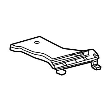 Lexus 87217-60010 DUCT, AIR, RR NO.5
