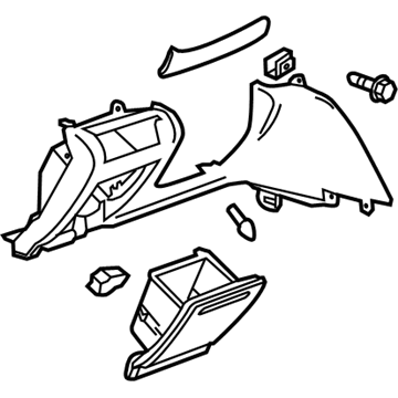 GM 84319539 Knee Bolster