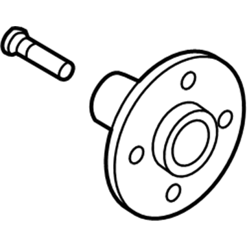 Hyundai 51750-25001 Front Wheel Hub Assembly