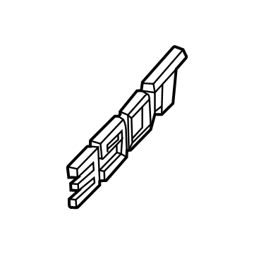 GM 84983508 PLATE ASM-R/CMPT LID ENG NA *GALVANO SILVV