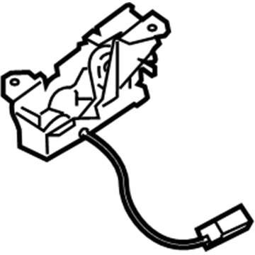 BMW 51-23-7-300-569 Hood Lock, Left