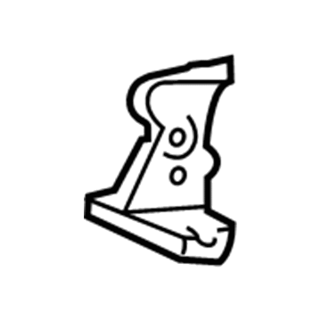 BMW 51-43-7-298-817 Combination Bracket, Left