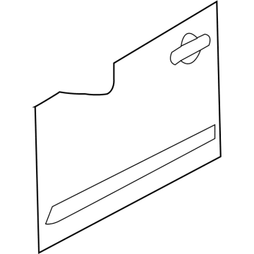 Nissan 80152-9BU0A PANEL - FRONT DOOR, OUTER RH