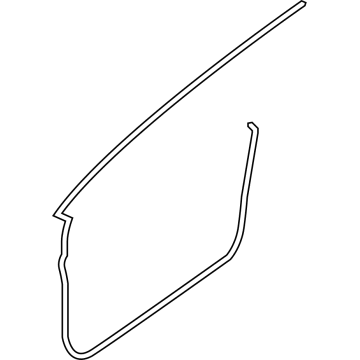 Nissan 80831-9BU0A WEATHERSTRIP-FRONT DOOR, LH