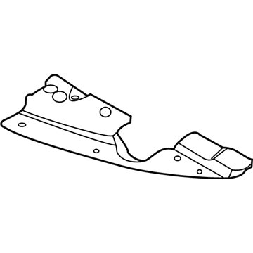 Nissan 62581-1AA0A Cover-Radiator Core Support, LH