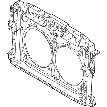 Nissan 62500-1AA0A Support Assy-Radiator Core