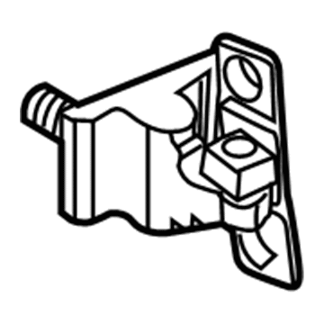 BMW 41-52-7-201-303 Hinge, Rear Door, Upper, Left