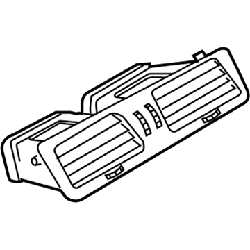 BMW 64-22-7-007-229 Fresh Air Grille Center