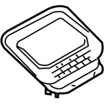 BMW 64-11-6-912-537 Defroster Nozzle Left