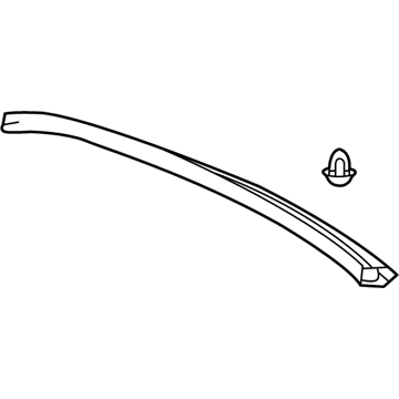 Acura 84443-TX4-A01ZA Garnish Assembly, Tailgate (Upper) (Sandstorm)
