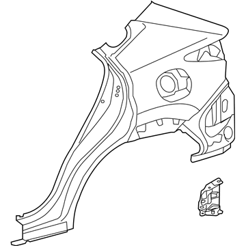 Lexus 61601-78021 Panel Sub-Assembly, Quarter
