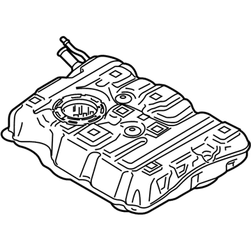 BMW 16-11-7-454-672 METAL FUEL TANK
