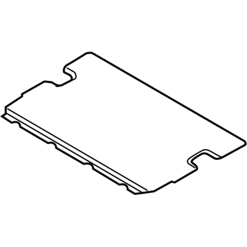 BMW 16-11-7-389-607 FOAM PART VIBRATION DAMPING